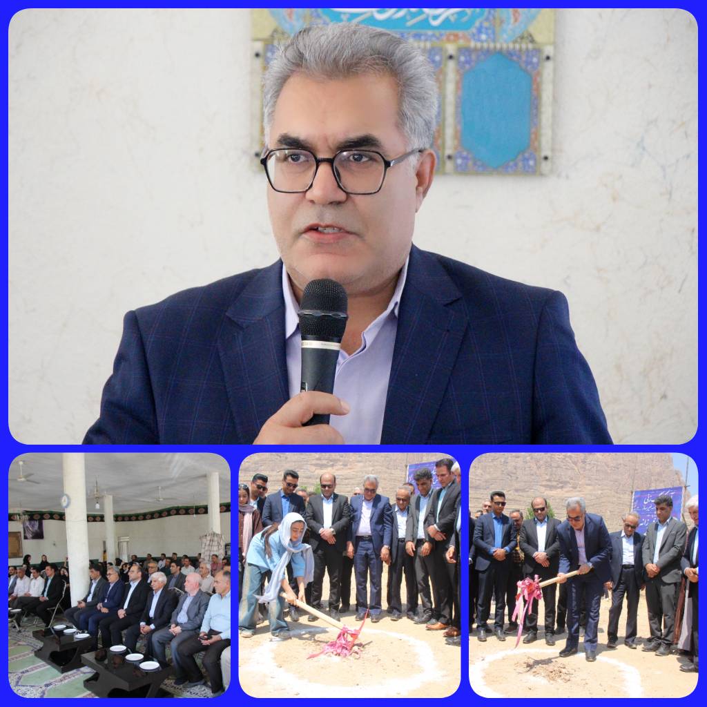 سیدمختار امیری فرماندار مرودشت در مراسم کلنگ‌زنی مدرسه شش‌کلاسه شهرک ابرج : کمبود فضای آموزشی مهم‌ترین چالش شهرستان است